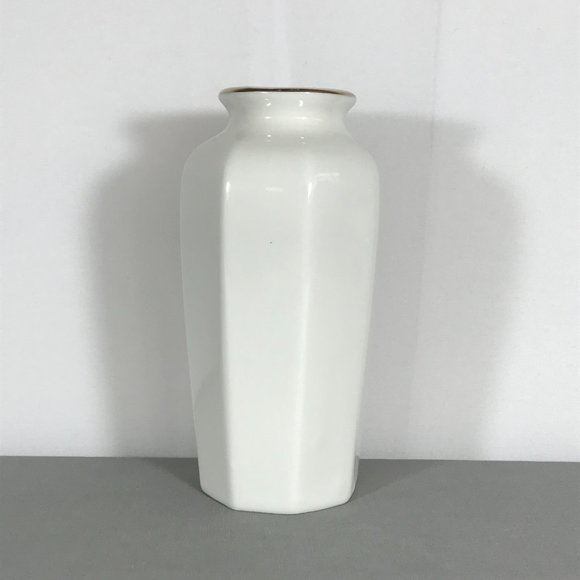 Fine China Vintage Gold Accented Japanese Iris 6" Vase Made in Japan - Picture 3 of 8